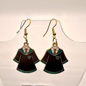 Harry Potter Earrings - Ravenclaw Earrings - Blue Wizard Robe Earrings